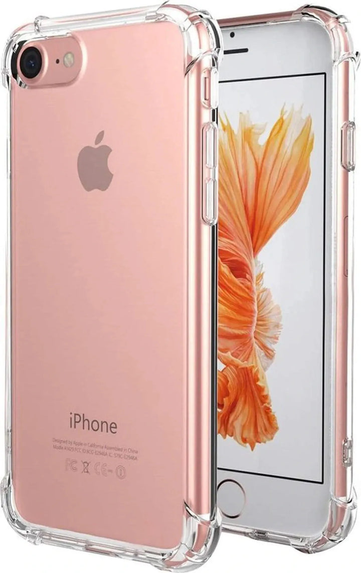 iPhone 6 Plus/6S Plus Hoesjes – Soft TPU Siliconen Backcover – Schokbestendig – Transparant-Ilumina Benelux