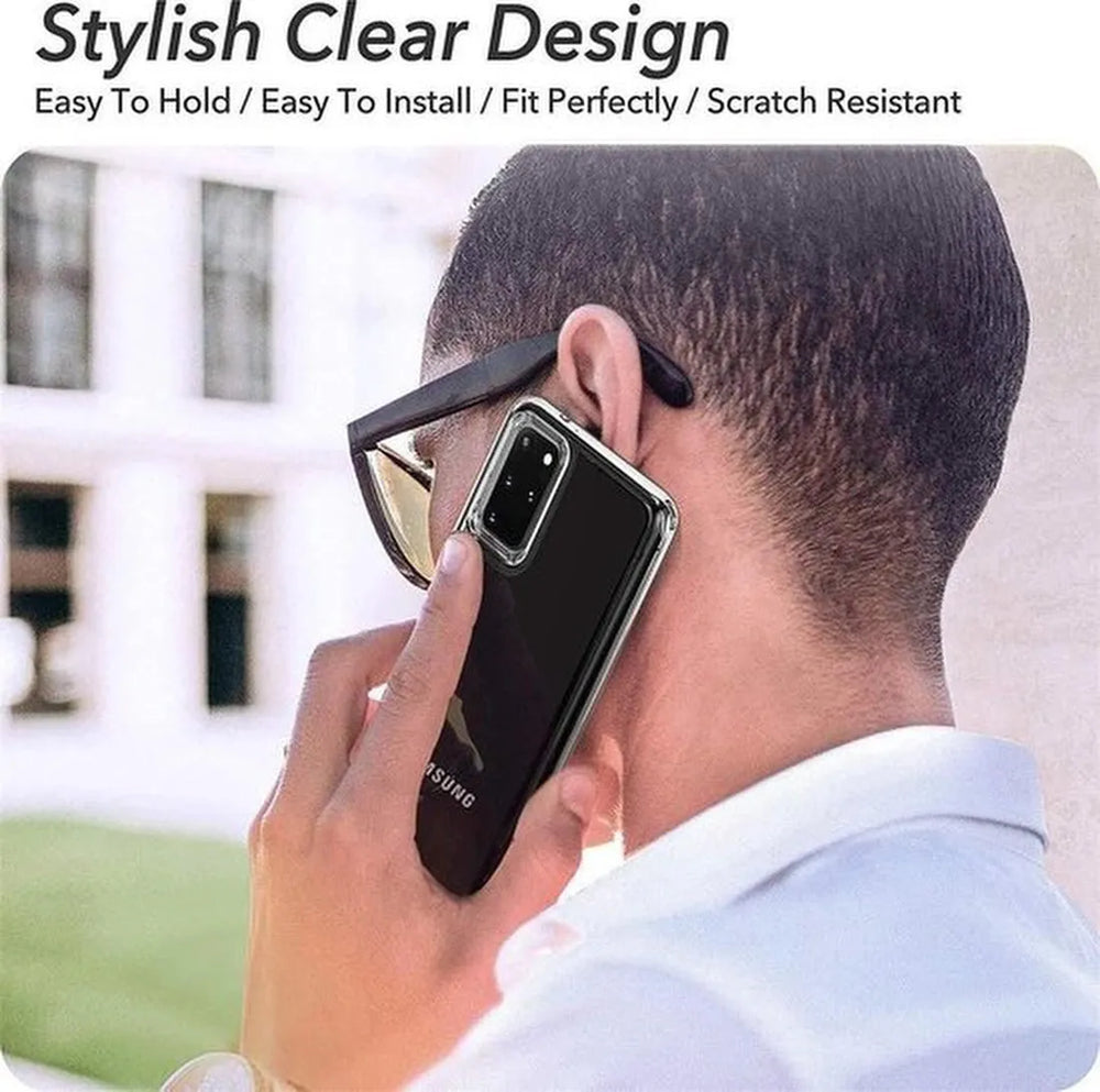 Samsung Galaxy S20 Plus Hoesjes – Transparante Siliconen Backcover – Flexibel – Soft TPU-Ilumina Benelux