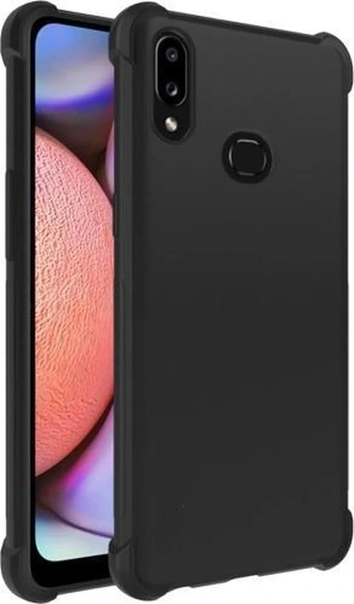 Samsung Galaxy A10S Hoesjes – Soft TPU Siliconen Backcover – Schokbestendig – Zwart-Ilumina Benelux