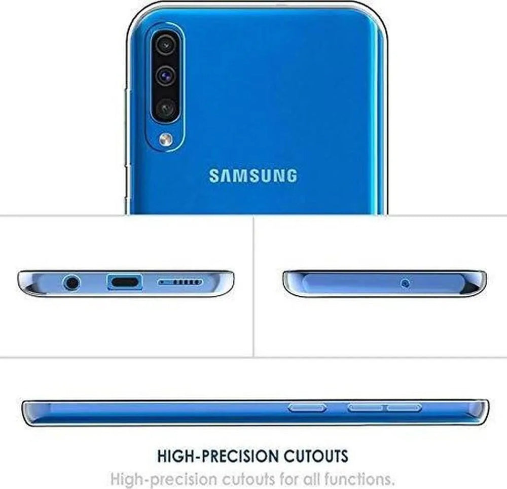 Samsung Galaxy A70/A70S Hoesjes – Transparante Siliconen Backcover – Flexibel – Schokbestendig-Ilumina Benelux