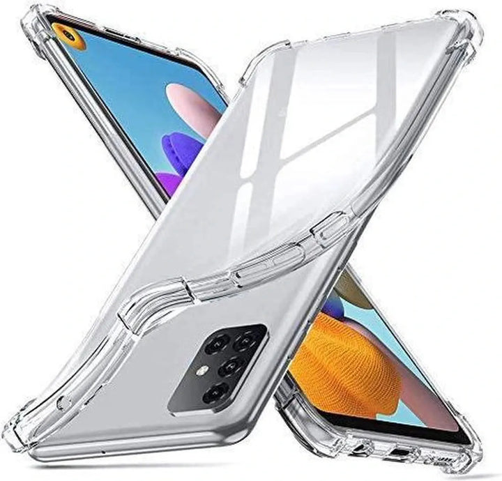 Samsung Galaxy A21S Hoesjes – Transparante Siliconen Backcover – Flexibel – Schokbestendig-Ilumina Benelux