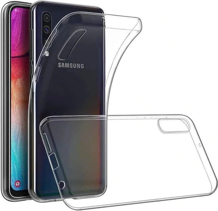 Samsung Galaxy A50 Hoesjes – Transparante Siliconen Backcover – Flexibel – Anti-kras-Ilumina Benelux
