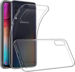 Flexibele achterkant Silicone hoesje Transparant Geschikt voor: Samsung Galaxy A50