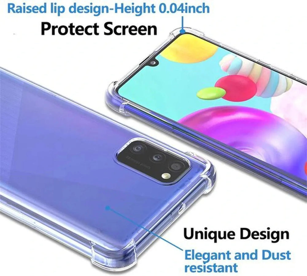 Samsung Galaxy A41 Hoesjes – Transparante Siliconen Backcover – Flexibel – Schokbestendig-Ilumina Benelux