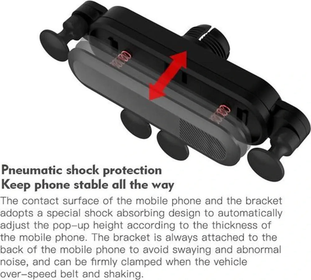 Telefoonhouder auto – Universeel – Stevige Klem – Zwart – This Is One-Telefoonhouders-Ilumina Benelux