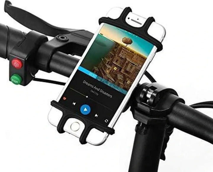 Telefoonhouder fiets – Geschikt voor iPhone & Samsung – Stuurhouder – 360° draaibaar – Zwart-Ilumina Benelux