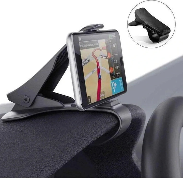Telefoonhouder auto – Dashboard Autohouder – Universeel Smartphonehouder – Verstelbaar – Zwart-Telefoonhouders-Ilumina Benelux
