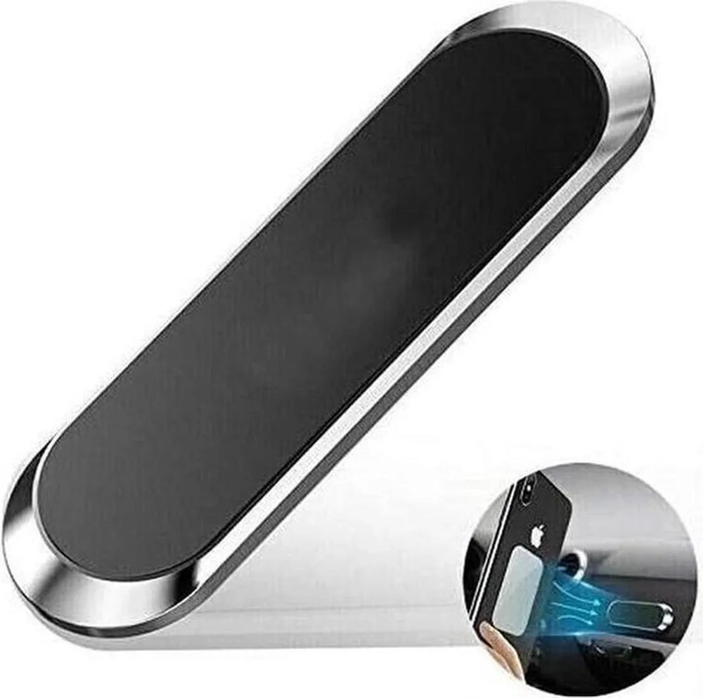 Telefoonhouder auto – Magnetische dashboardhouder – Ook voor muur bed keuken kantoor – Sterke magneet – Zwart-Ilumina Benelux