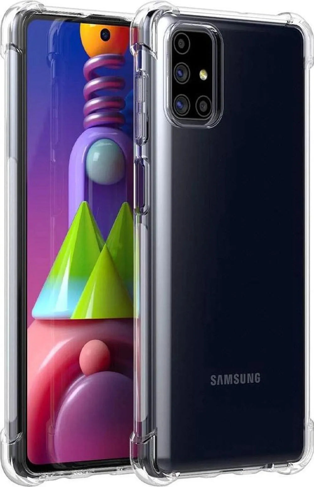 Samsung Galaxy M51 Hoesjes – Siliconen Backcover – Schokbestendig – Flexibel – Transparant-Ilumina Benelux