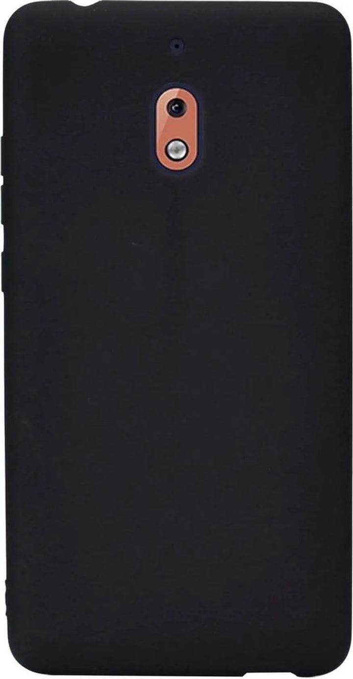 Nokia 2.1 Hoesjes – Siliconen Backcover – Soft TPU – Schokbestendig – Zwart-Ilumina Benelux