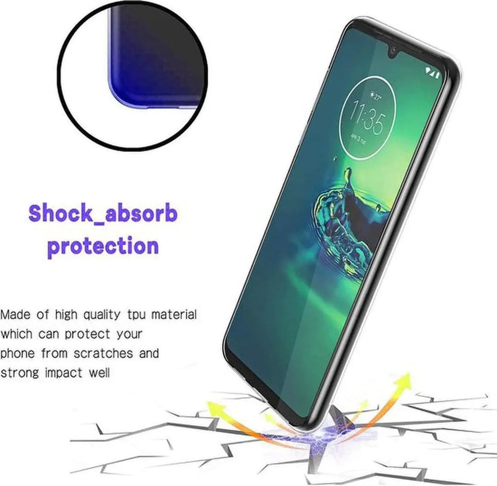 Motorola Moto G8 Power Hoesjes – Soft TPU Siliconen Backcover – Schokbestendig – Zwart-Ilumina Benelux