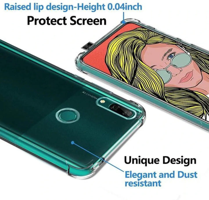 Huawei P Smart Z Hoesjes – Siliconen Backcover – Schokbestendig Anti-shock – Transparant-Ilumina Benelux