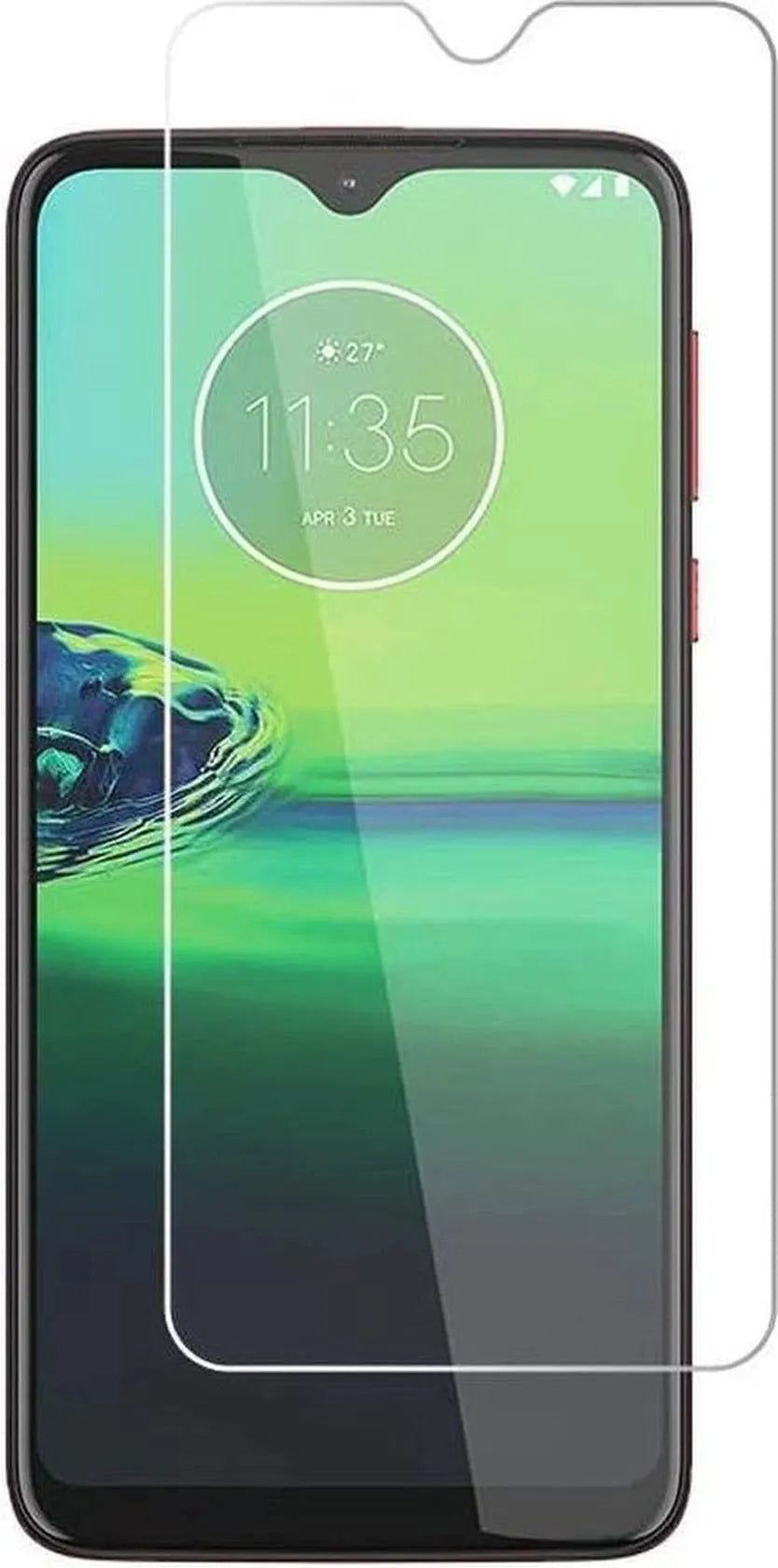Motorola Moto G8 Power Hoesjes – Transparante Siliconen Backcover – Inclusief 2x Screenprotector – Anti-kras-Ilumina Benelux