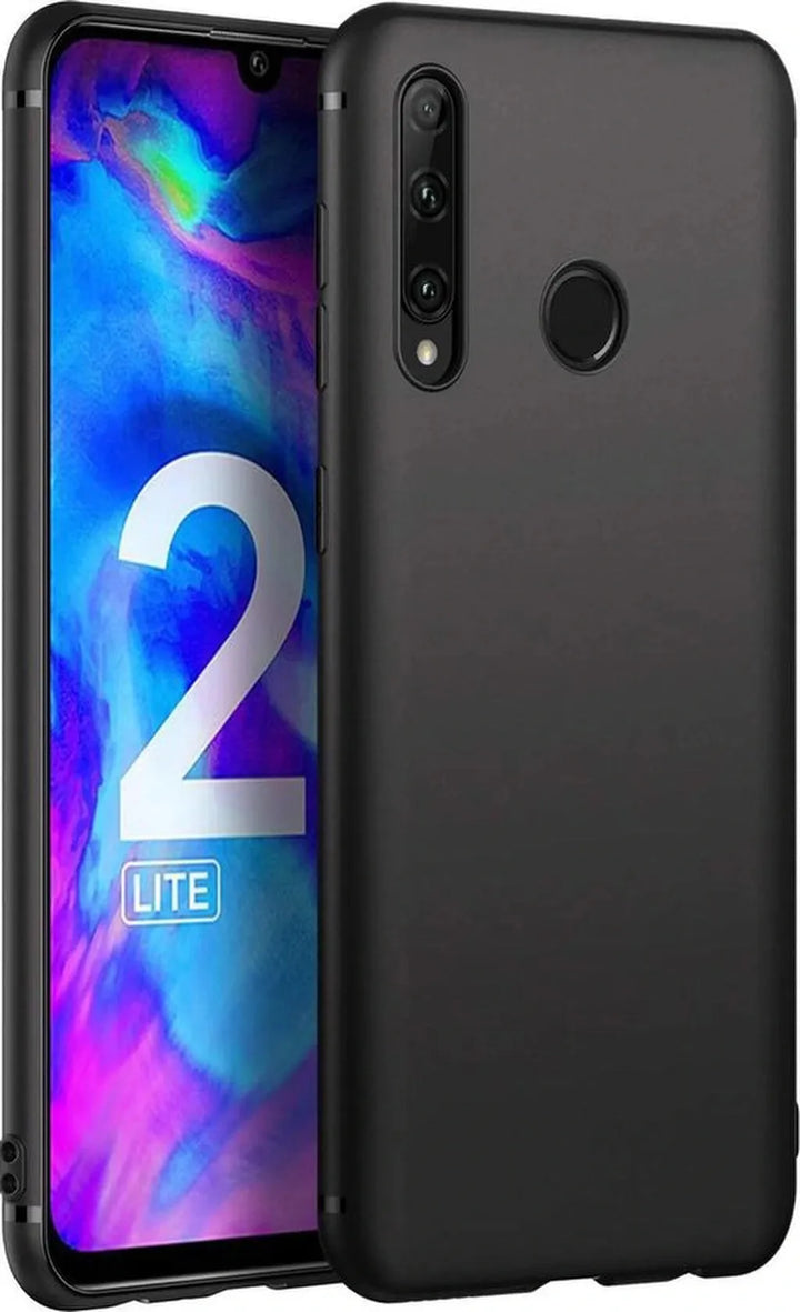 Huawei P Smart Plus 2019 Hoesjes – Siliconen Backcover – Schokbestendig – Zwart-Ilumina Benelux