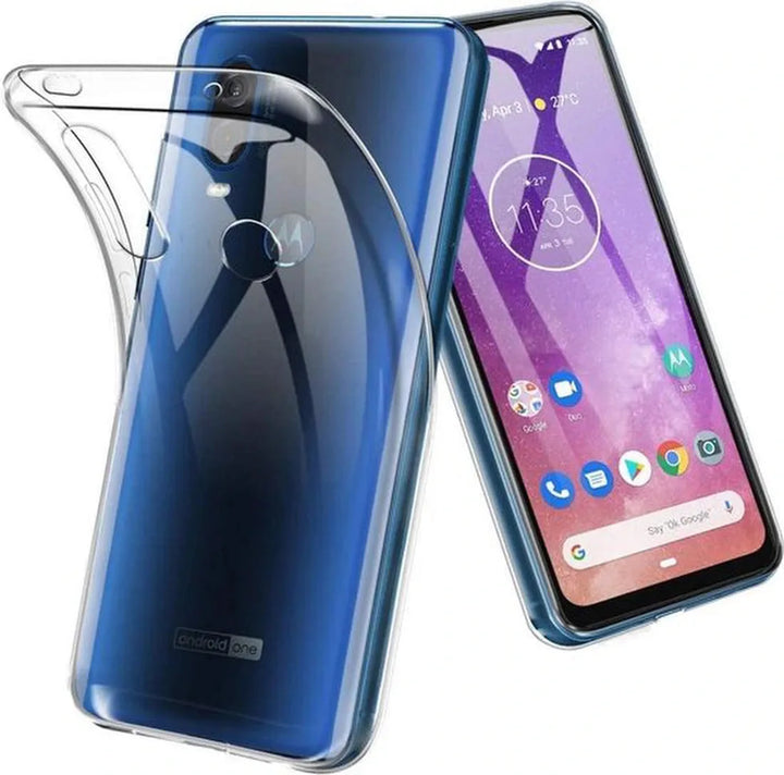 Motorola One Vision Hoesjes – Soft TPU Siliconen Backcover – Schokbestendig – Transparant-Ilumina Benelux