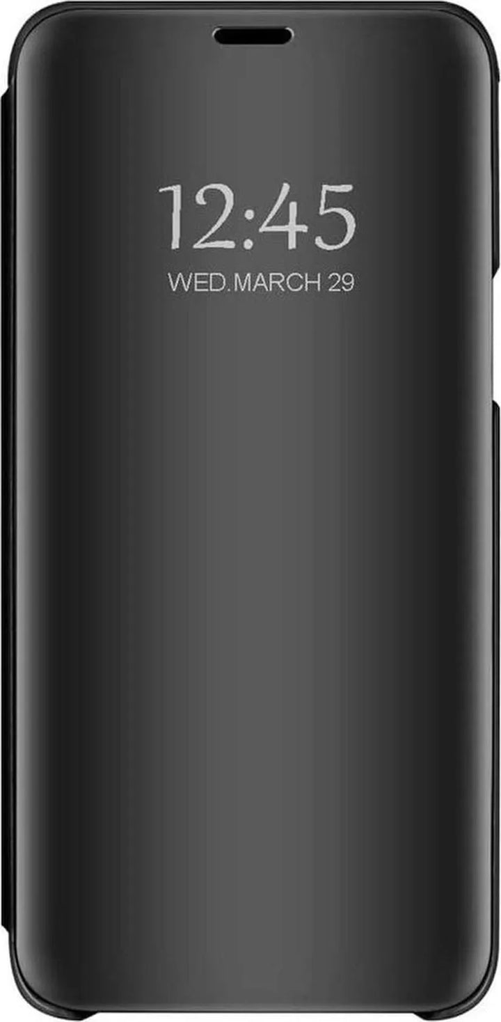 Huawei P40 Lite Hoesjes – Clear View Backcover – Case Cover – Zwart-Ilumina Benelux