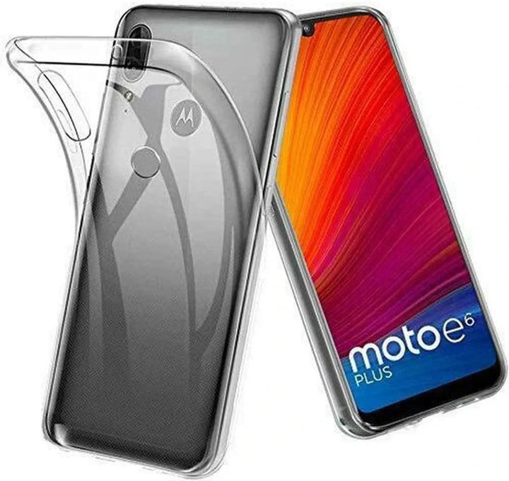 Motorola Moto E6s Hoesjes – Soft TPU Siliconen Backcover – Schokbestendig – Transparant-Ilumina Benelux