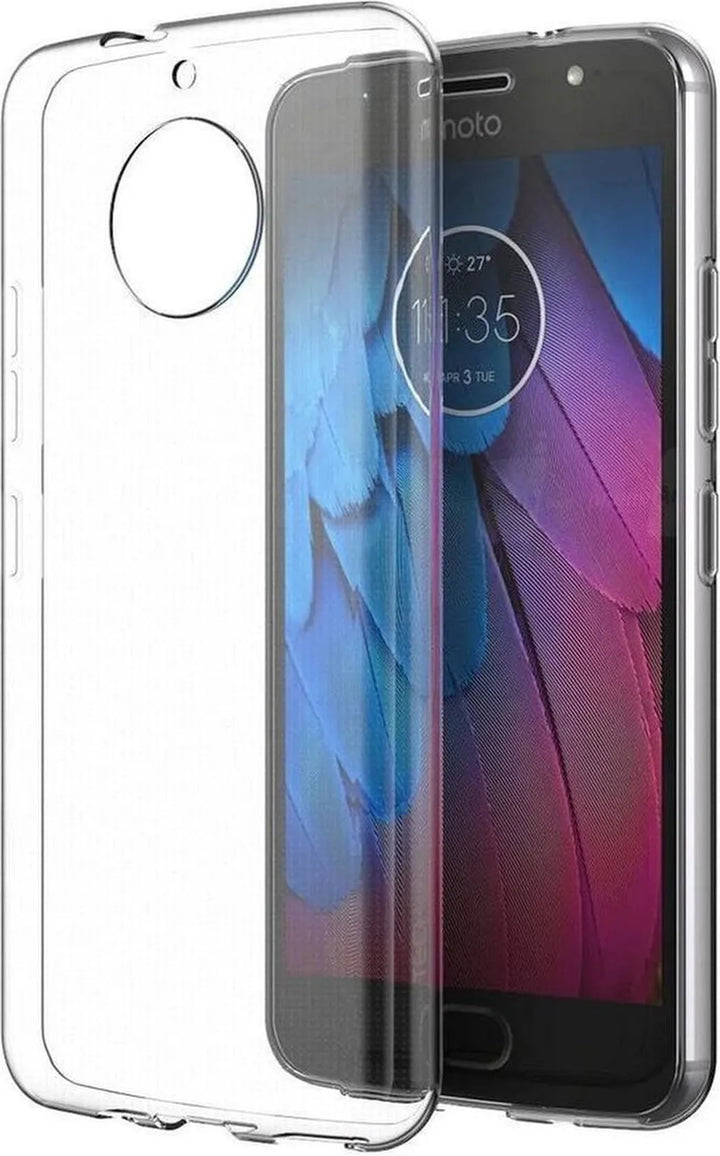 Motorola Moto G5S Plus Hoesjes – Soft TPU Siliconen Backcover – Schokbestendig – Transparant-Ilumina Benelux