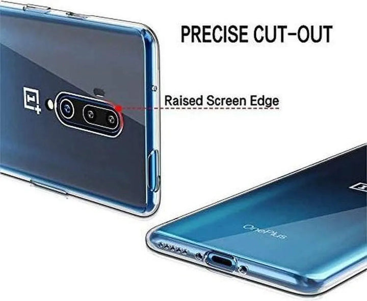 OnePlus 8 Hoesjes – Siliconen Backcover – Schokbestendig – Transparant-Ilumina Benelux