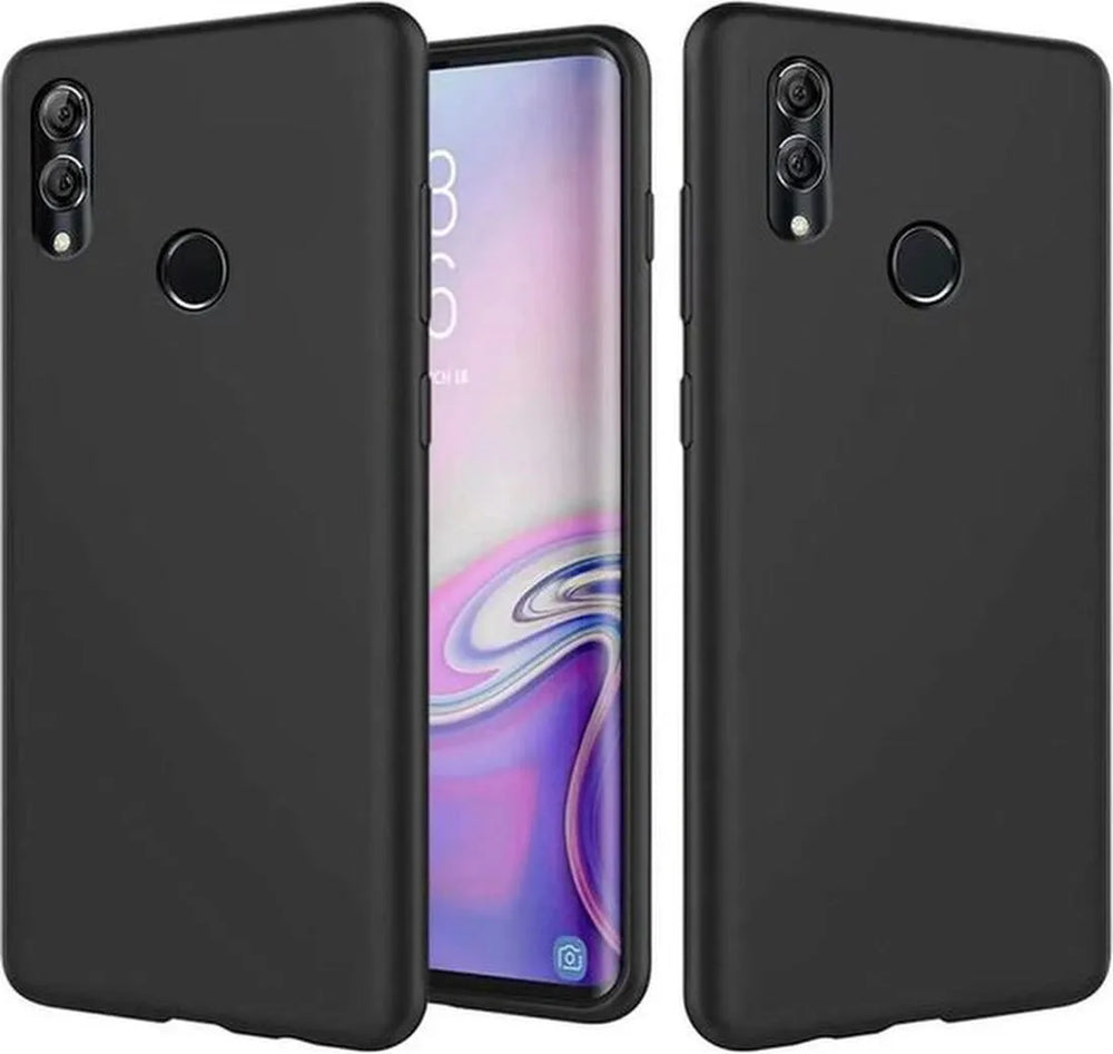 Huawei P Smart 2019 Hoesjes – Siliconen Backcover – Soft Silicone – Schokbestendig – Zwart-Ilumina Benelux