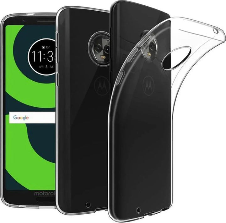 Motorola Moto E5 Plus Hoesjes – Soft TPU Siliconen Backcover – Schokbestendig – Transparant-Ilumina Benelux