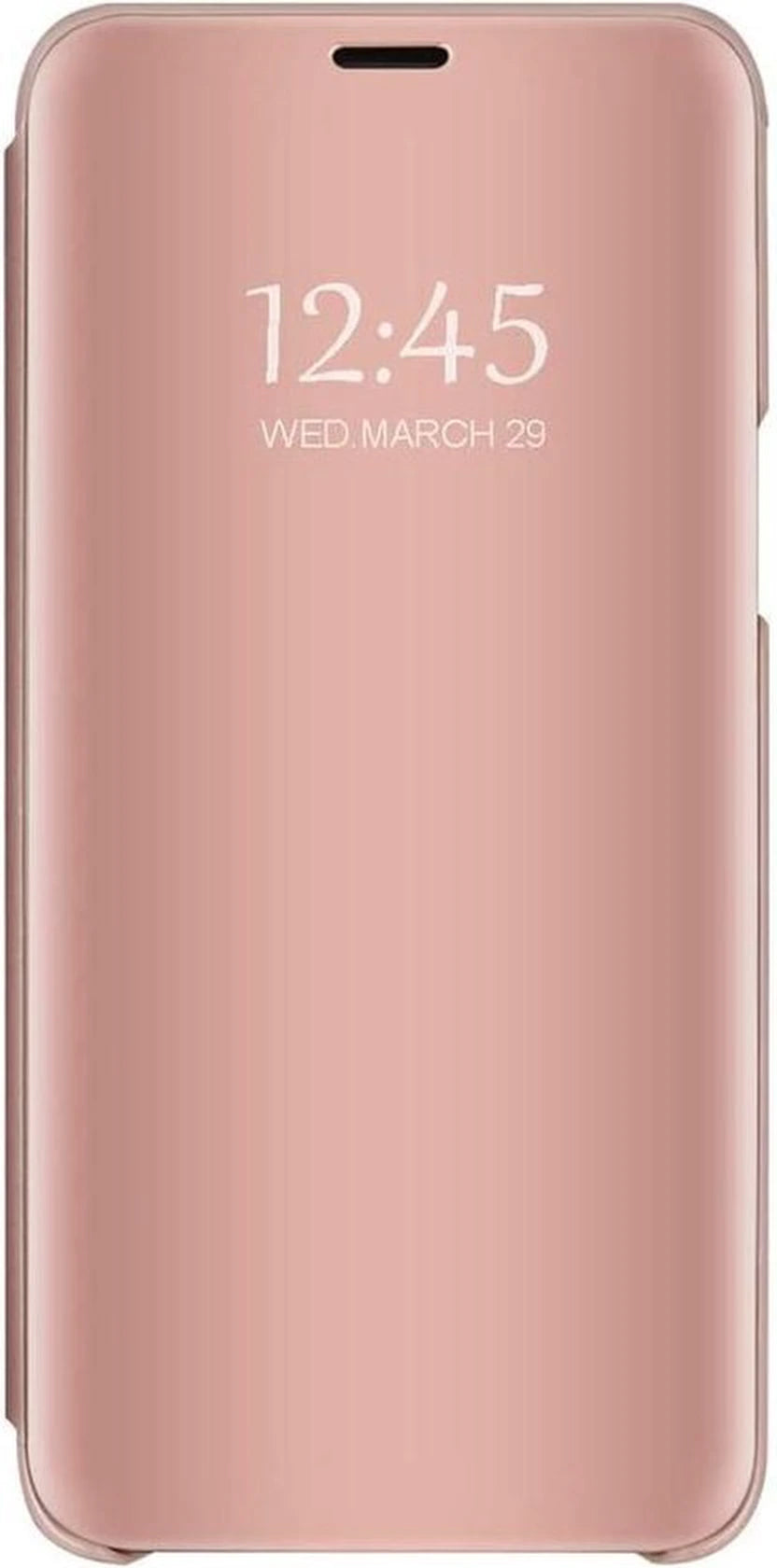 Spiegel Cover - Hoesje - Clear View Case Geschikt voor: Samsung Galaxy S20 Plus - Roségoud