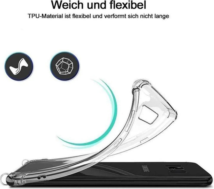 Samsung Galaxy A11 Hoesjes – Backcover met Koord – Schokbestendig – Draagriem Schouder/Nek – Zwart-Ilumina Benelux