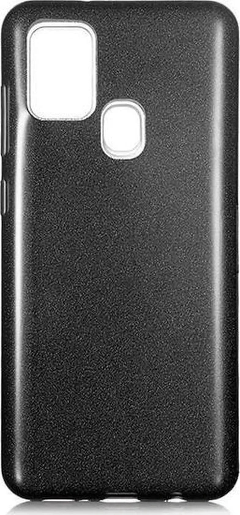 Samsung Galaxy M21 Hoesjes – Siliconen TPU Backcover – Glitters BlingBling – Zwart-Ilumina Benelux