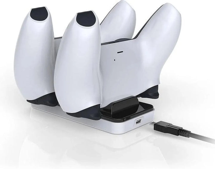 Oplaadstation – Geschikt voor PlayStation 5 PS5 – DualSense Docking Station – Incl. USB-C kabel & HDMI kabel-Oplaadstation controllers-Ilumina Benelux