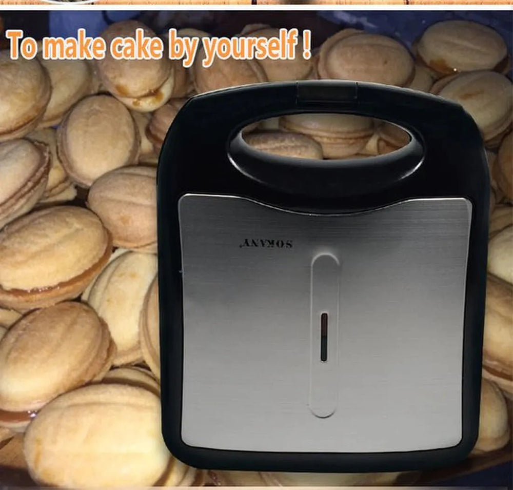Poffertjesmaker – Elektrische Cake Pop Maker – 24 Stuks per Bakbeurt – Antiaanbaklaag – 1400W – Dubbelzijdige Verwarming-Pan-Ilumina Benelux