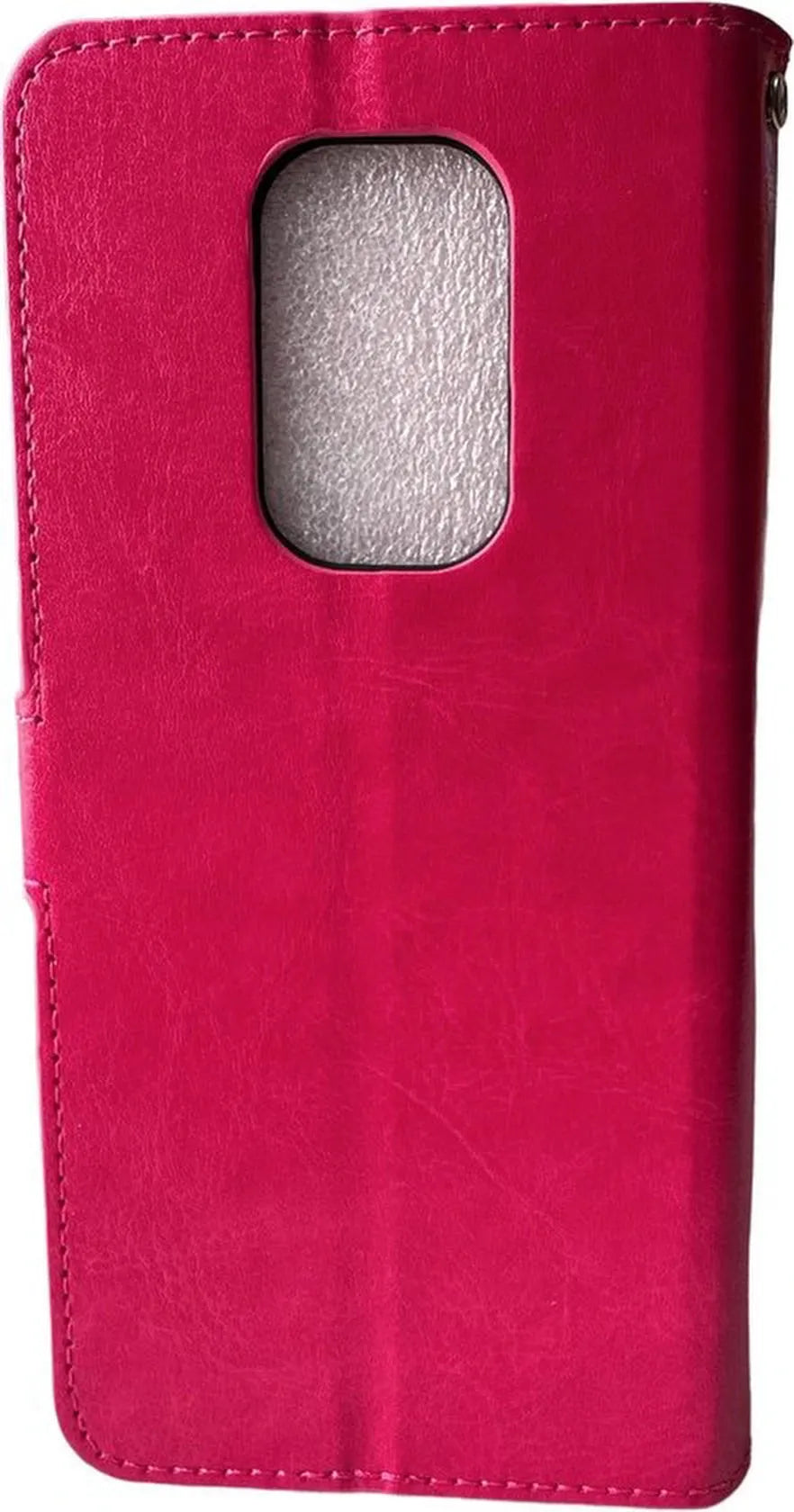Motorola Moto G9 Play & E7 Plus Hoesjes – Portemonnee Book Case – Magneetsluiting – 2x Screenprotector – Roze-Ilumina Benelux