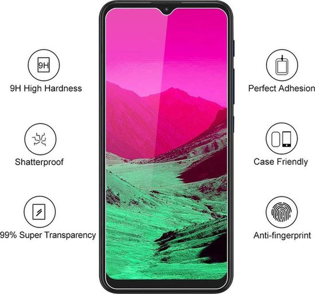 Screenprotector - Geschikt voor Motorola G9 Play - 9H Glas (3-Pack)