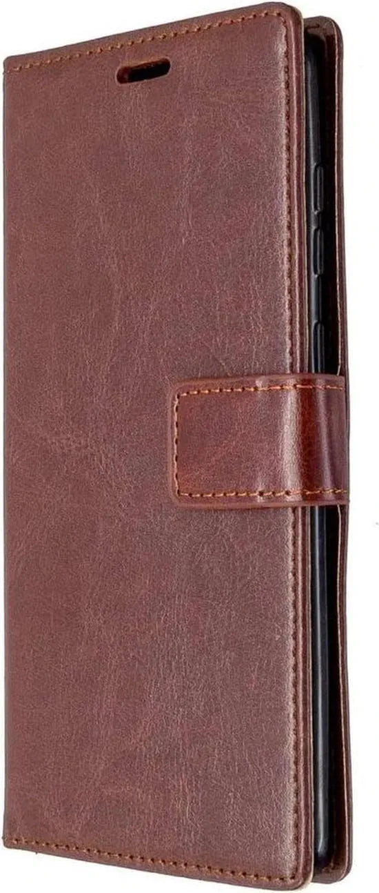 OnePlus 8T Hoesjes – Portemonnee Book Case – Pasjeshouder – Magneetsluiting – Bruin-Ilumina Benelux