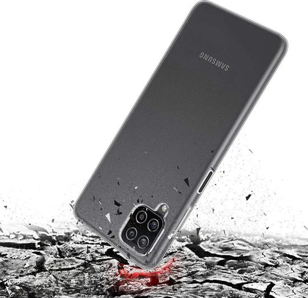 Samsung Galaxy A12 Hoesjes – Transparante Siliconen Backcover – Flexibel – Soft Silicone-Ilumina Benelux