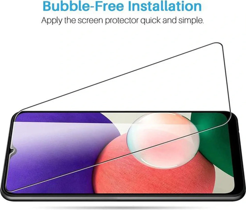 Samsung Galaxy A22 5G Hoesjes – Siliconen Backcover – Schokbestendig – Incl. 2x Gehard Glas Screenprotector – Tarantparant-Ilumina Benelux
