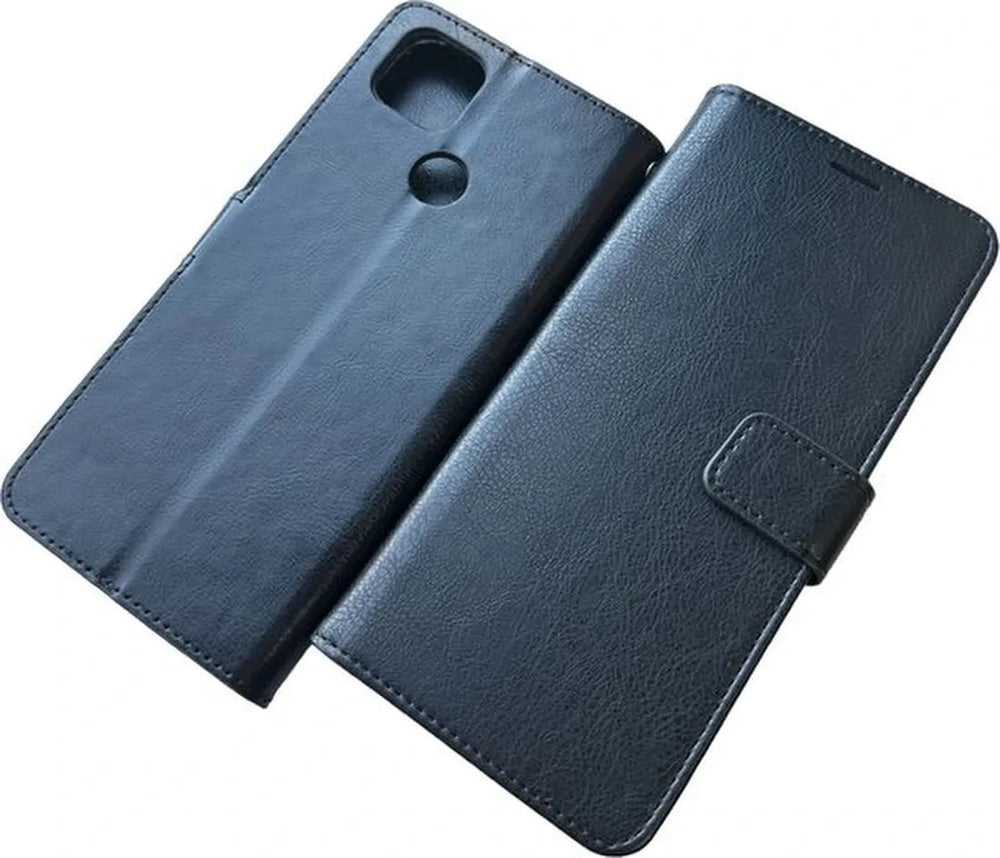Motorola Moto G9 Power Hoesjes – Portemonnee Book Case – Pasjeshouder – 2x Screenprotector – Zwart-Ilumina Benelux