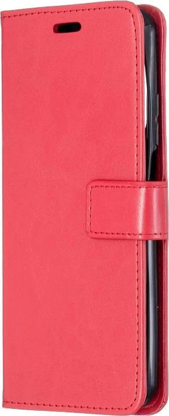 Xiaomi Mi 10T / 10T Pro Hoesjes – Portemonnee Book Case – Pasjeshouder – Magneetsluiting – Rood-Ilumina Benelux