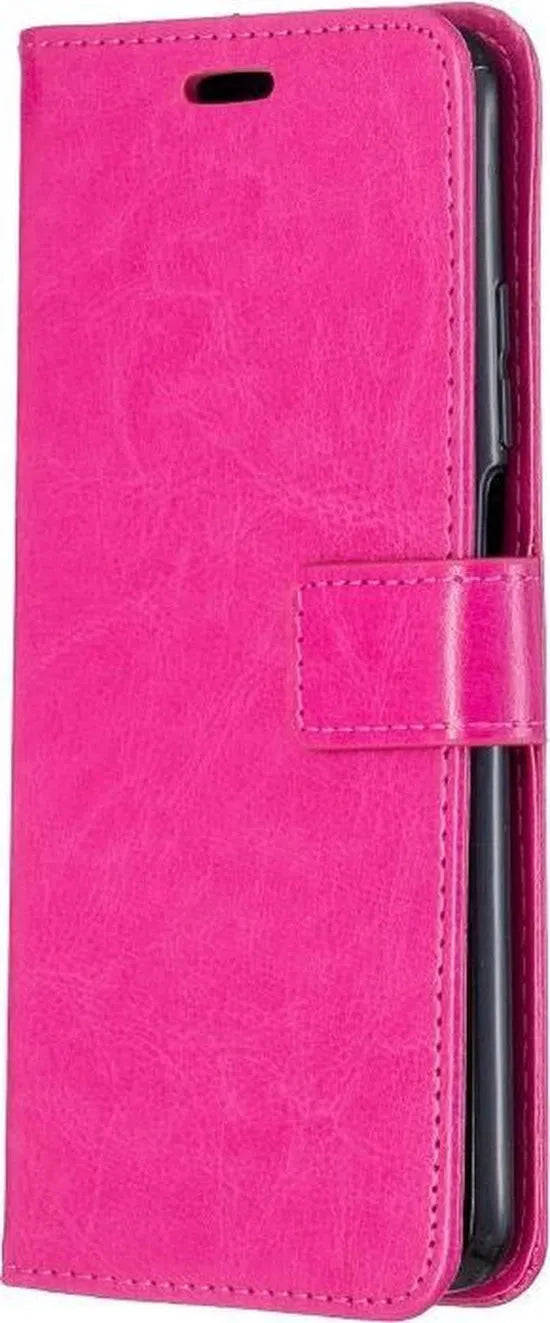 Xiaomi Mi 10T Lite Hoesjes – Portemonnee Book Case – Pasjeshouder – Magneetsluiting – Roze-Ilumina Benelux