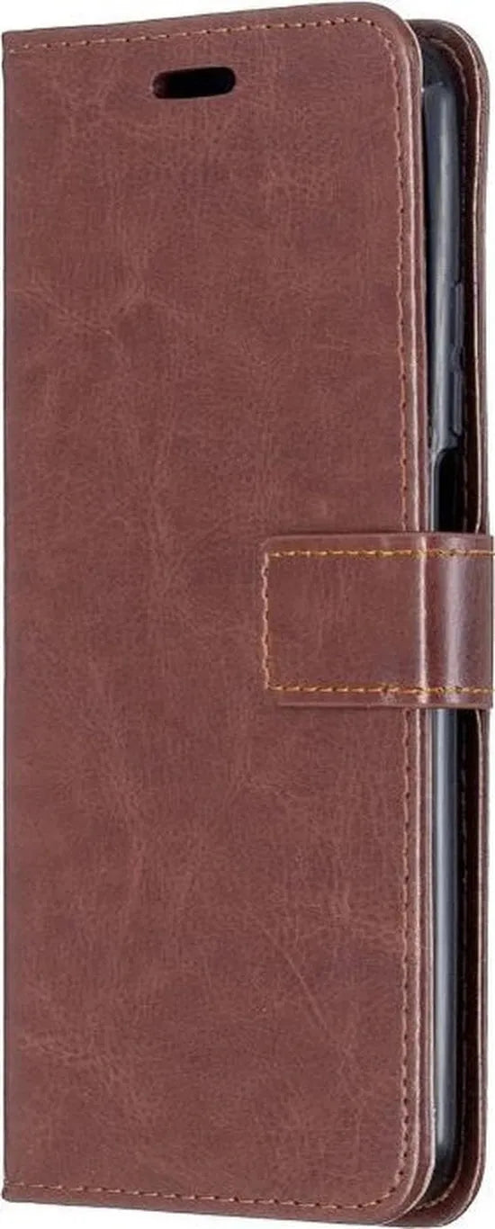 Xiaomi Mi 10T / Mi 10T Pro Hoesjes – Portemonnee Book Case – Pasjeshouder – Magneetsluiting – Bruin-Ilumina Benelux