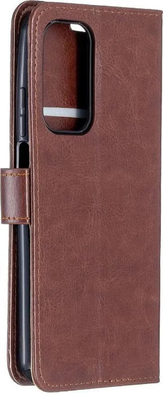 Xiaomi Mi 10T / Mi 10T Pro Hoesjes – Portemonnee Book Case – Pasjeshouder – Magneetsluiting – Bruin-Ilumina Benelux