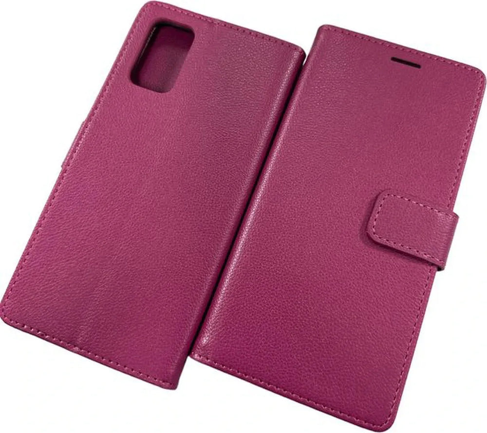 Samsung Galaxy A02s Hoesjes – Portemonnee Book Case – Pasjeshouder – Magneetsluiting – Roze-Ilumina Benelux