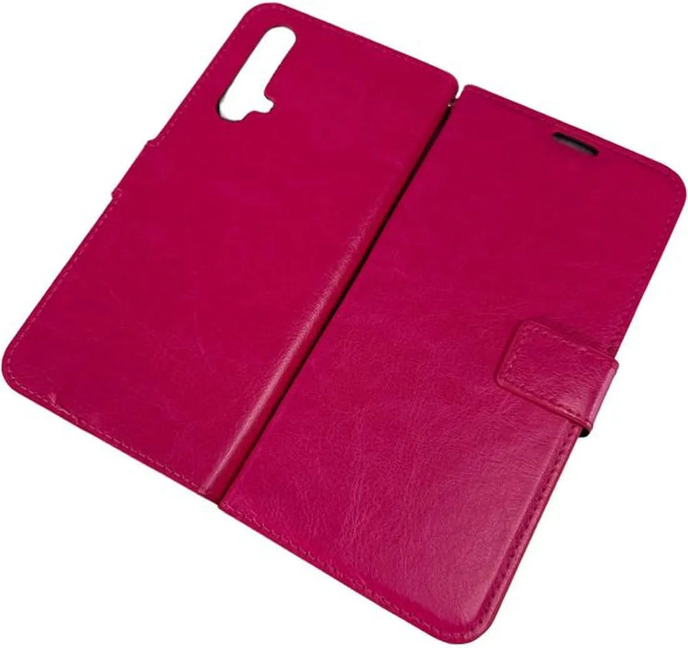 Realme X50 5G Hoesjes – Portemonnee Book Case – Pasjeshouder – Magneetsluiting – Roze-Ilumina Benelux
