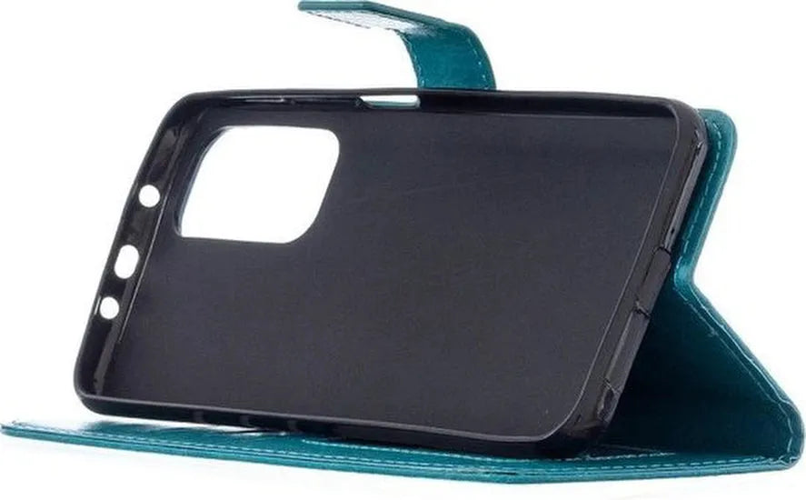 Xiaomi Mi 10T / Mi 10T Pro Hoesjes – Portemonnee Book Case – Pasjeshouder – Magneetsluiting – Turquoise-Ilumina Benelux