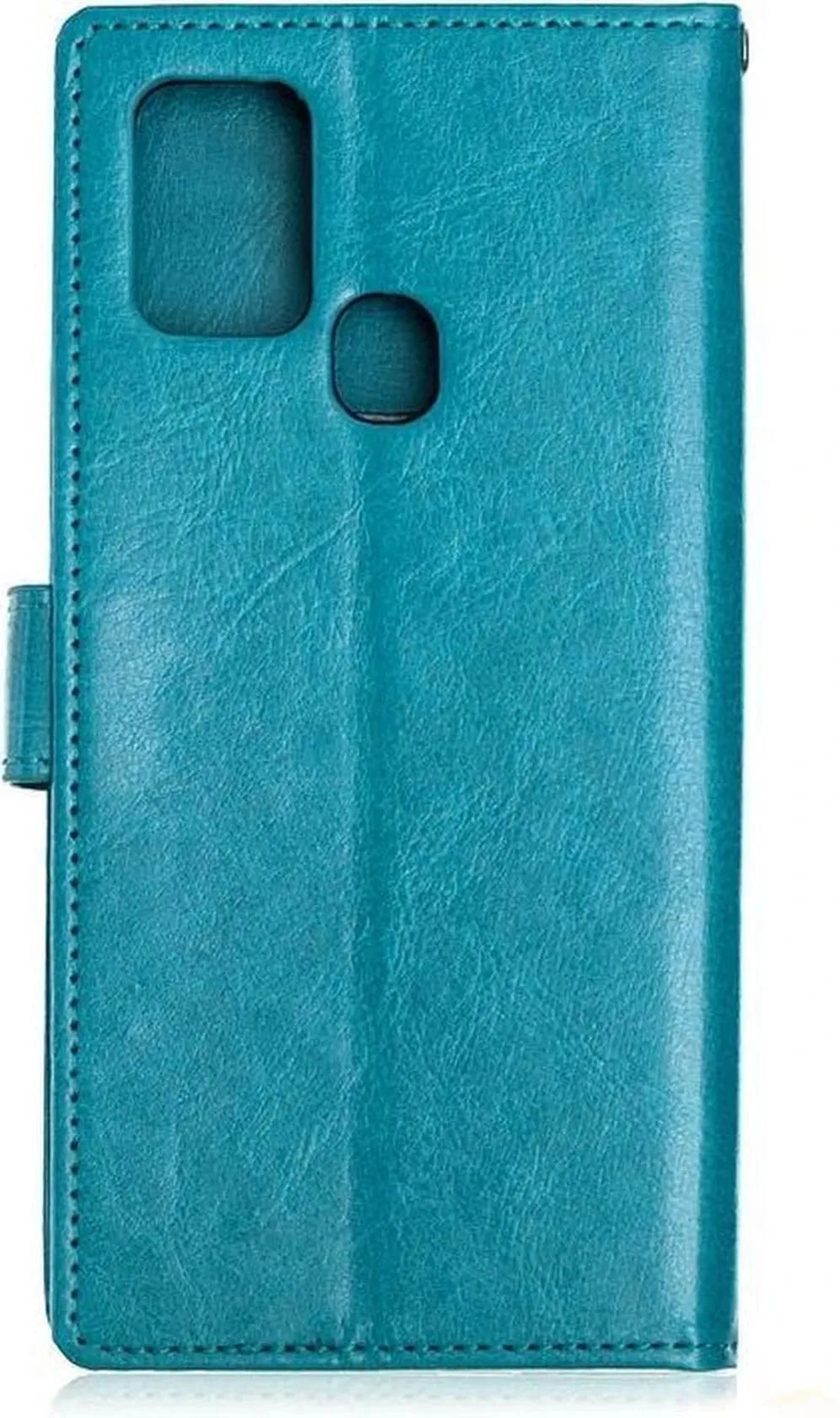 Oppo A15/A15s Hoesjes – Portemonnee Book Case – Pasjeshouder – Magneetsluiting – Turquoise-Ilumina Benelux