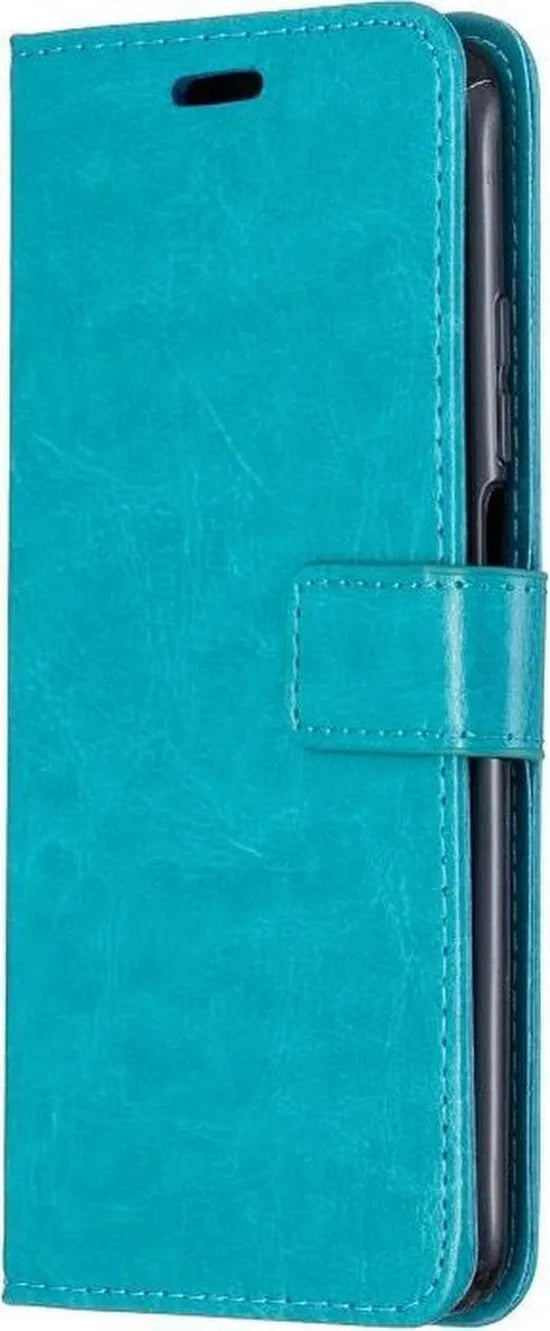 Xiaomi Mi 10T Lite Hoesjes – Portemonnee Book Case – Pasjeshouder – Magneetsluiting – Turquoise-Ilumina Benelux