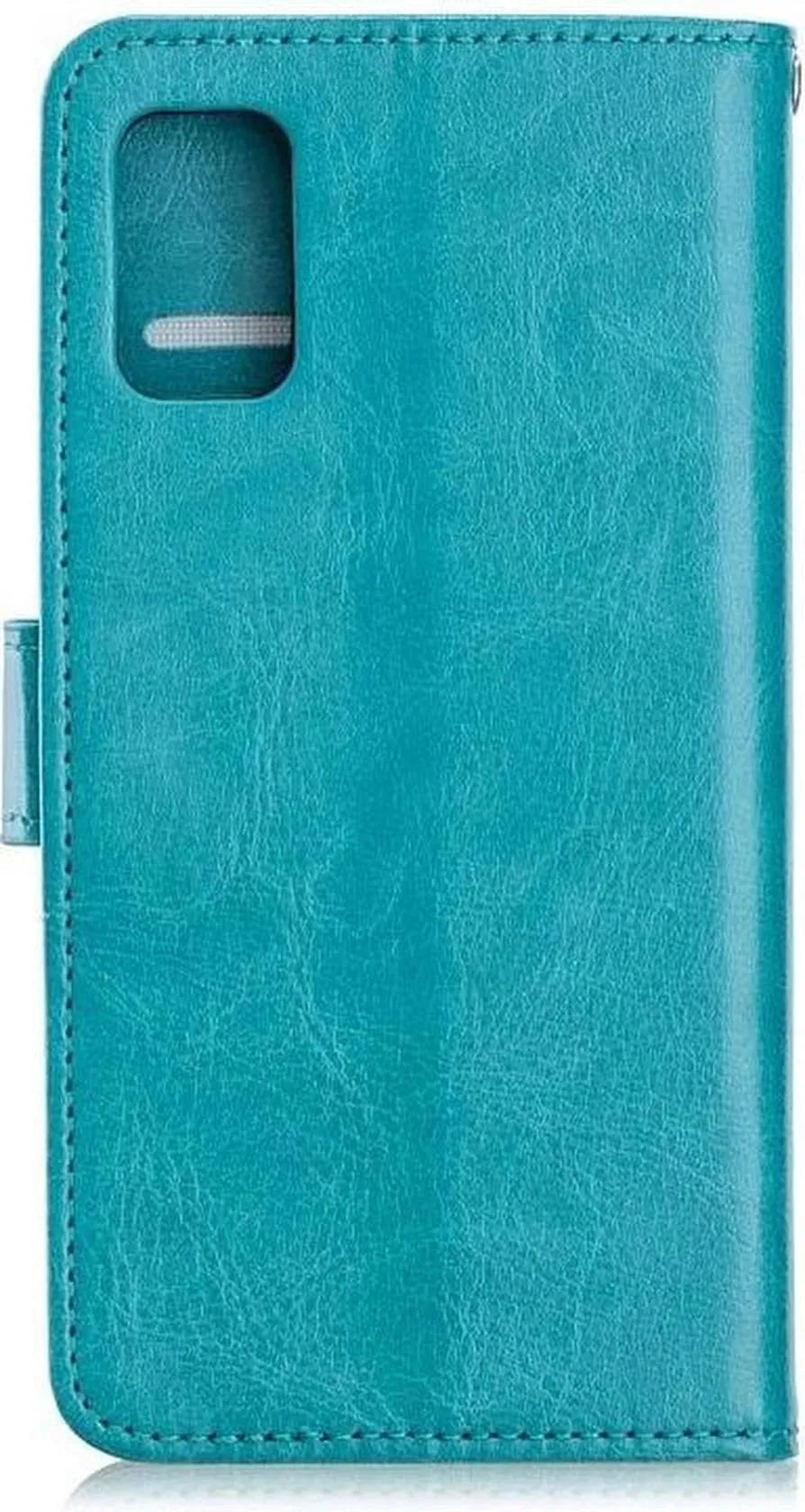 Samsung Galaxy S20 FE 4G Hoesjes – Portemonnee Book Case – Pasjeshouder – Magneetsluiting – Turquoise-Ilumina Benelux