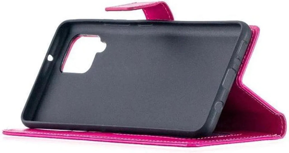 Samsung Galaxy A32 5G Hoesjes – Portemonnee Book Case – Pasjeshouder – Magneetsluiting – Roze-Ilumina Benelux