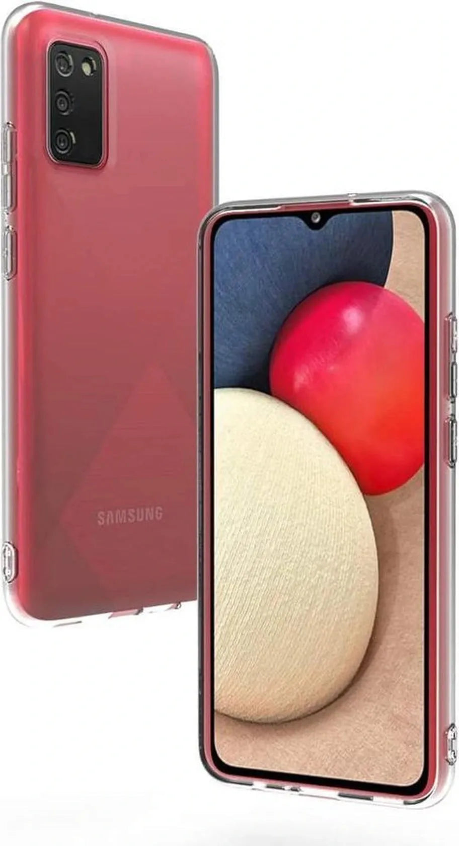Samsung Galaxy A02S Hoesjes – Transparante Siliconen Backcover – Flexibel – Schokbestendig-Ilumina Benelux