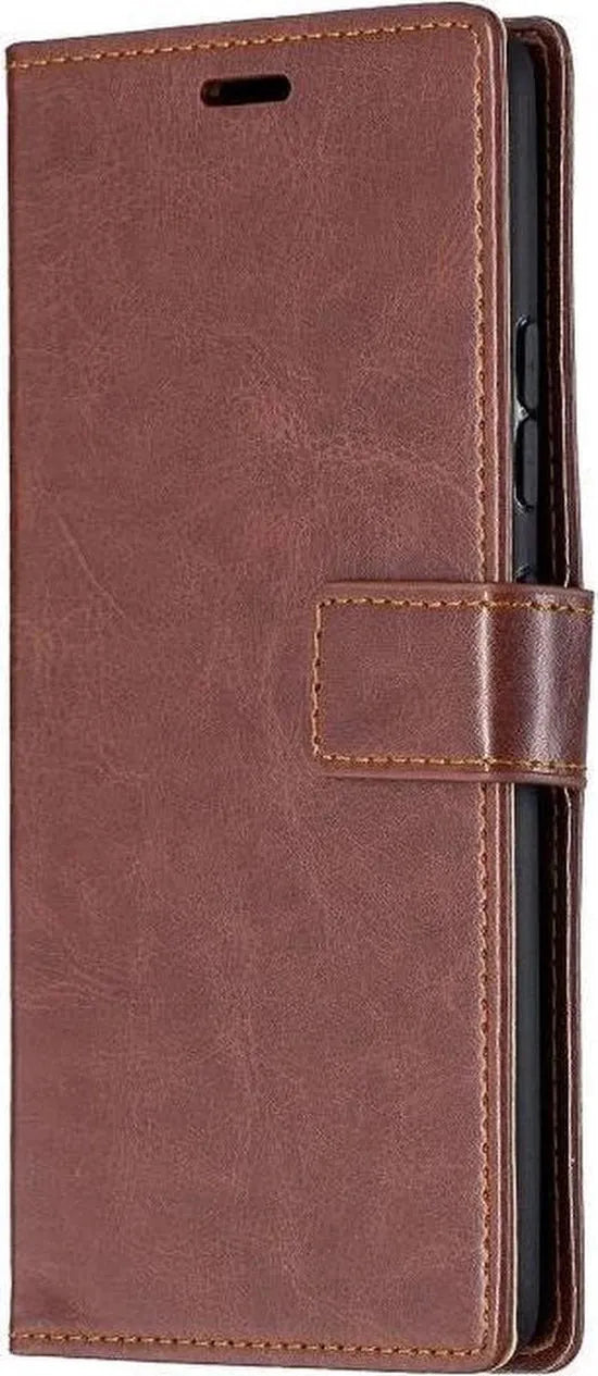Samsung Galaxy S20 FE 5G Hoesjes – Portemonnee Book Case – Pasjeshouder – Magneetsluiting – Bruin-Ilumina Benelux