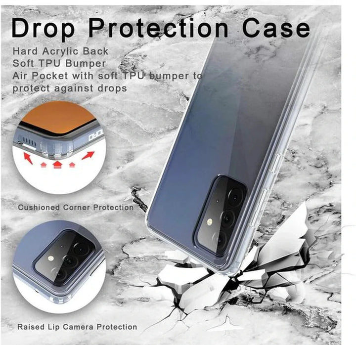 Samsung Galaxy A72 Hoesjes – Transparante Siliconen Backcover – Flexibel – 4G & 5G-Ilumina Benelux